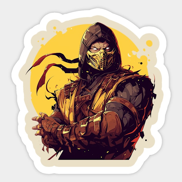 scorpion Sticker by peterdoraki